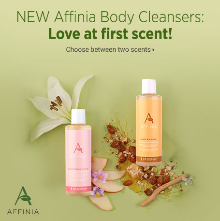 NEW Affinia Body Cleansers: Love at first scent!